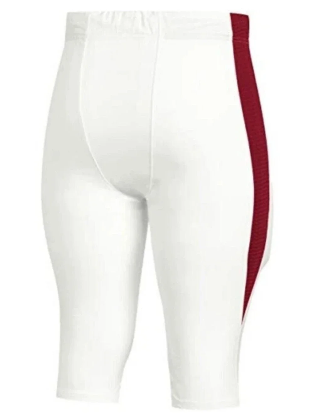 Adidas Mens 2XL Woven A1 Stock Football Pants White Red Drawstring Waist GG7417